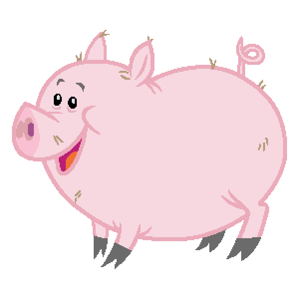 My Little Piggy, ilustração rosa do personagem My Little Pony png