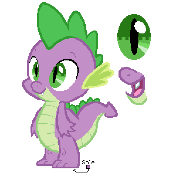 Spike - Friendship is Magic Color Guide - MLP Vector Club